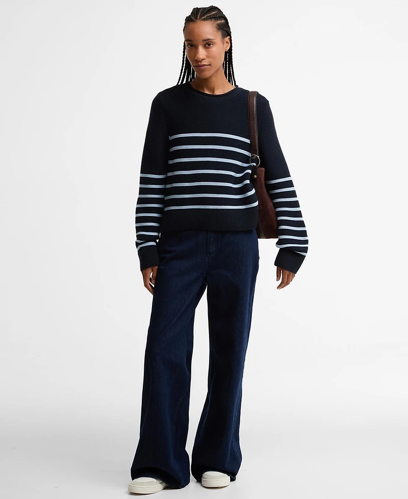 barbour hinton knitted jumper