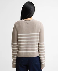 Barbour Women's Striped Crewneck Sweater