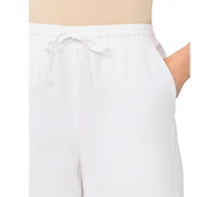 CeCe Women's Ruffle Hem Pull-On Shorts