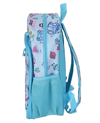 Stitch Boys' and Girls' All Over Print Backpack, Insulated Lunch Kit, Key Chain and Pencil Case, 4-Piece Set