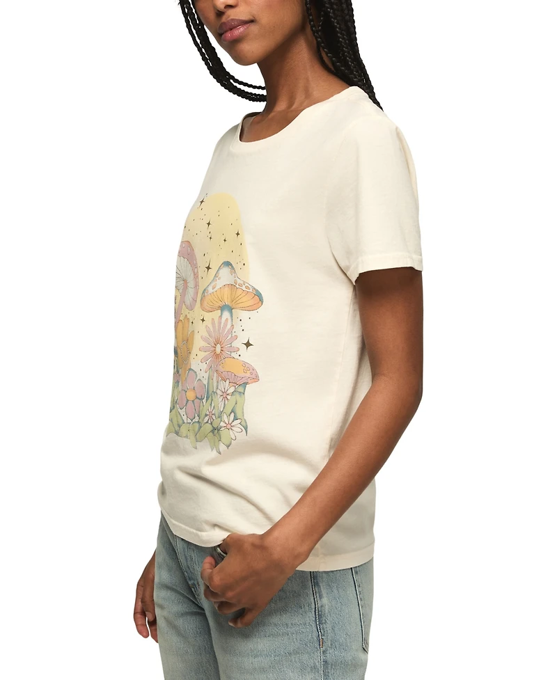 Lucky Brand Women's Floral Classic Crewneck T-Shirt