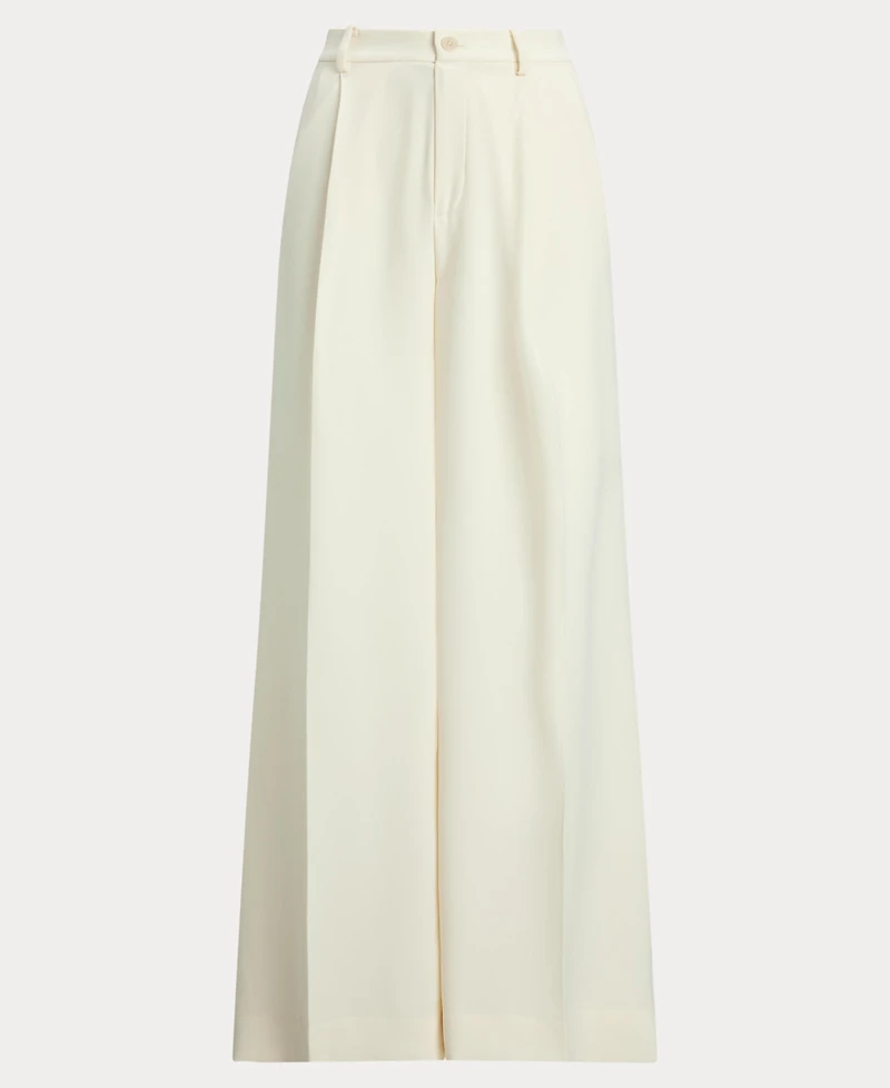 Lauren Ralph Women's High-Rise Wide-Leg Pants