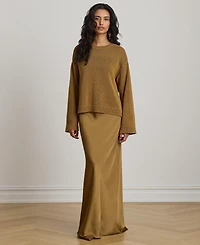 Lauren Ralph Women's Crewneck Long-Sleeve Sweater