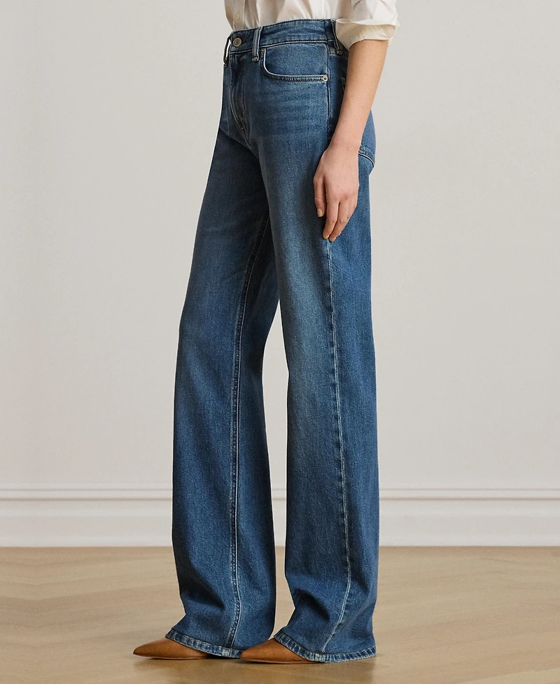 Lauren Ralph Women's High-Rise Straight Jeans