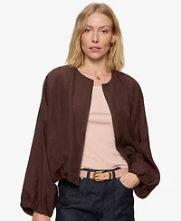 Sanctuary Women's Crewneck Bubble Jacket
