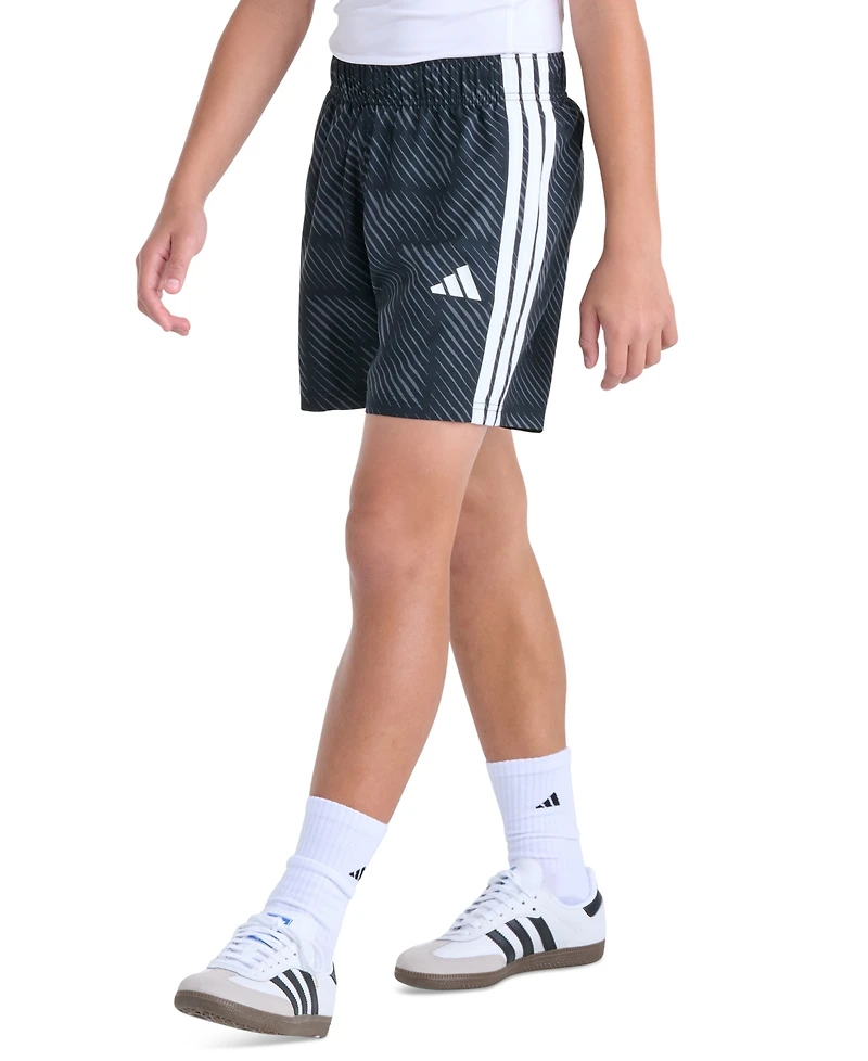 adidas Boys' 8-20 Elastic Waistband World Soccer Shorts
