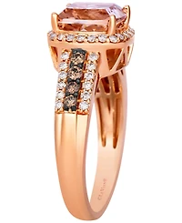 Le Vian Morganite (1-5/8 ct. t.w.), Nude Diamond (1/4 ct. t.w.) & Chocolate Diamond (1/6 ct. t.w.) Ring in 14k Strawberry Gold