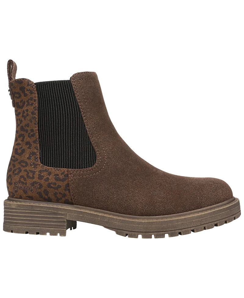 Blowfish Malibu Women's Alfie Chelsea Block Heel Booties