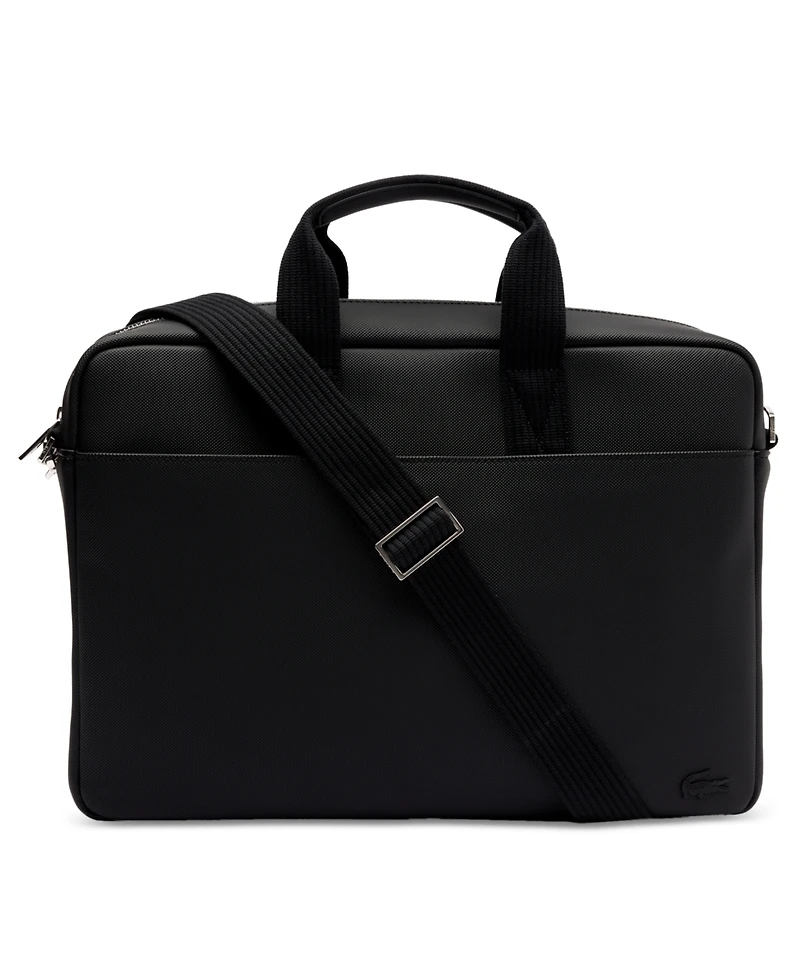 Lacoste Men's Pique Effect Computer Bag