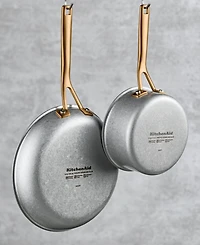 KitchenAid Stonewash Stainless Steel 5-Ply Clad 10-Piece Cookware Set