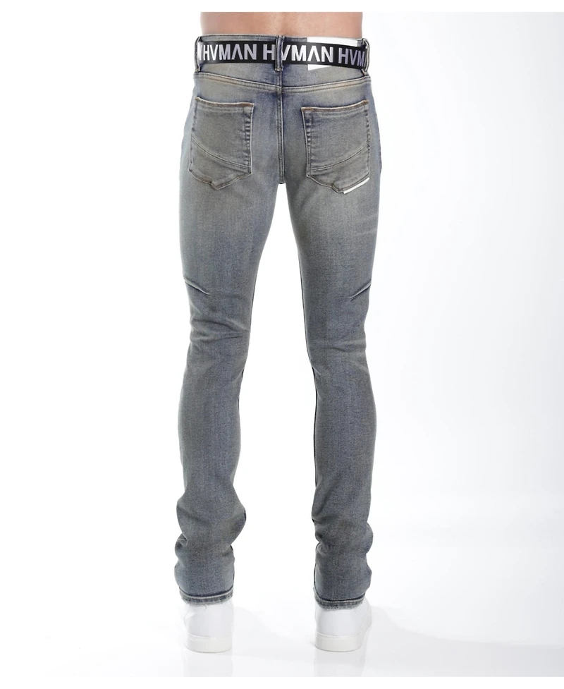 Hvman Chosen To Prevail x Cult Men's Strat Super Skinny Fit Jean