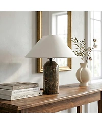 Brightech Sansa Stone Led Table Lamp with Dimmer (13")