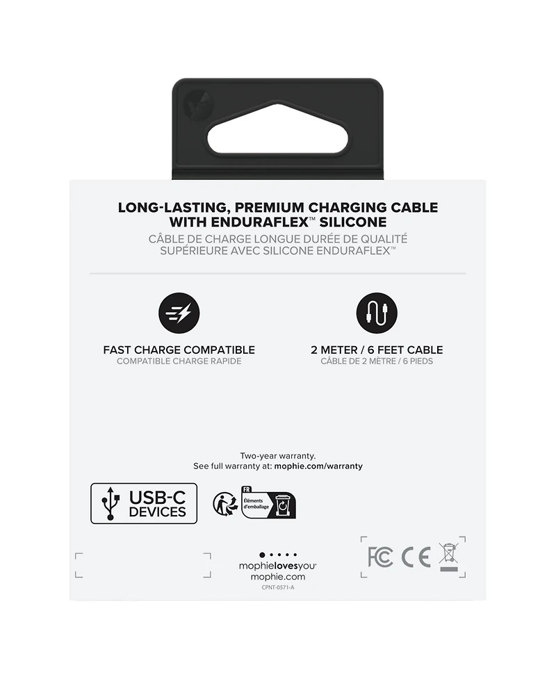 mophie Usb C to Usb C Cable 6ft