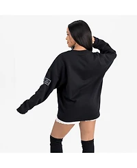 Gameday Couture Women's Black Philadelphia Eagles Powerhouse Play Premium Fleece Sweatshirt