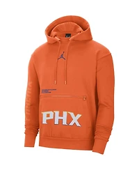 Jordan Men's Orange Phoenix Suns Courtside Statement Edition Pullover Hoodie