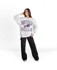 Gameday Couture Women's Arctic Camo Buffalo Bills Whiteout Oversized Premium Fleece Sweatshirt