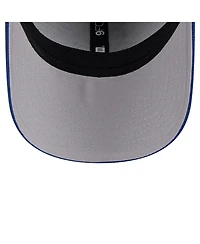 New Era Men's Heather Gray/Royal Philadelphia 76ers Active Digi-Tech Two-Tone 9FORTY Adjustable Hat