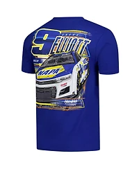 Classic Ink Usa Men's Royal Chase Elliott Fast 2-Spot T-Shirt