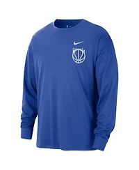 Nike Men's Blue Orlando Magic 2025/26 City Edition Remix Essential Logo Long Sleeves T-Shirt