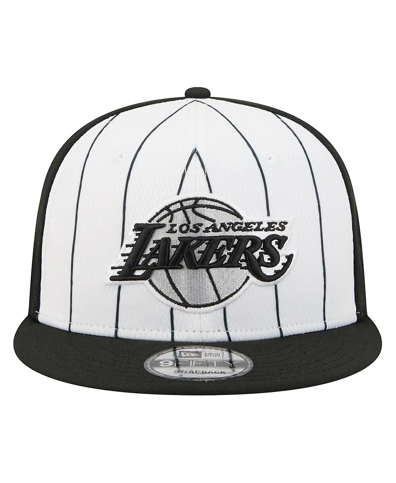 New Era Men's White Los Angeles Lakers 2025 Nba Tip Off 9FIFTY Snapback Hat