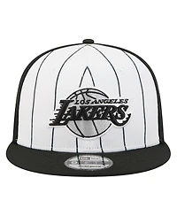 New Era Men's White Los Angeles Lakers 2025 Nba Tip Off 9FIFTY Snapback Hat