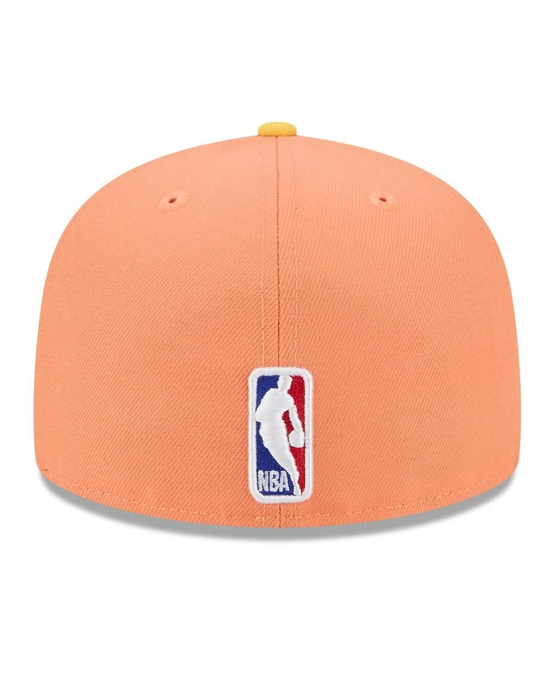New Era Men's Orange Cleveland Cavaliers 2025/26 City Edition 59FIFTY Fitted Hat