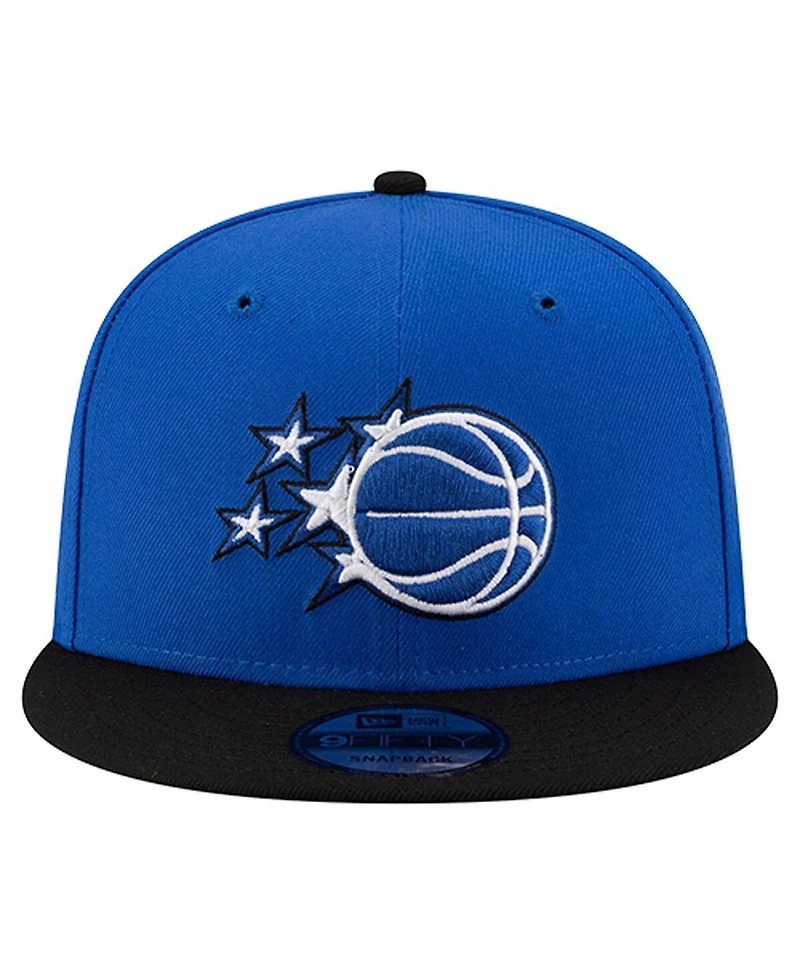 New Era Men's Blue/Black Orlando Magic Two-Tone 9FIFTY Snapback Hat