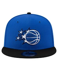 New Era Men's Blue/Black Orlando Magic Two-Tone 9FIFTY Snapback Hat