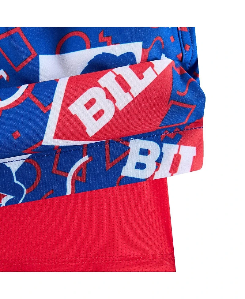 Chubbies Men's Blue Buffalo Bills Game Day Fit Classic Lined Swim Trunks