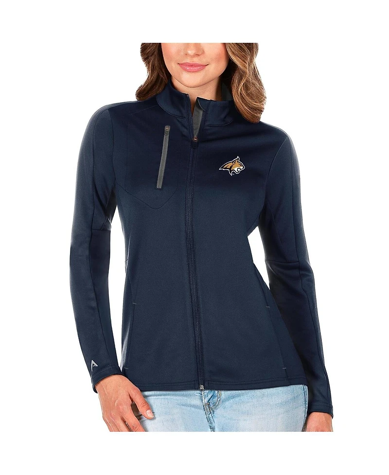 Antigua Women's Navy/Graphite Montana State Bobcats Generation Full-Zip Jacket
