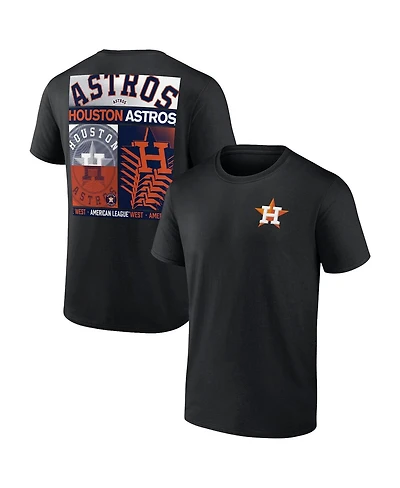 Fanatics Men's Profile Black Houston Astros Big & Tall Two-Sided Graphic T-Shirt
