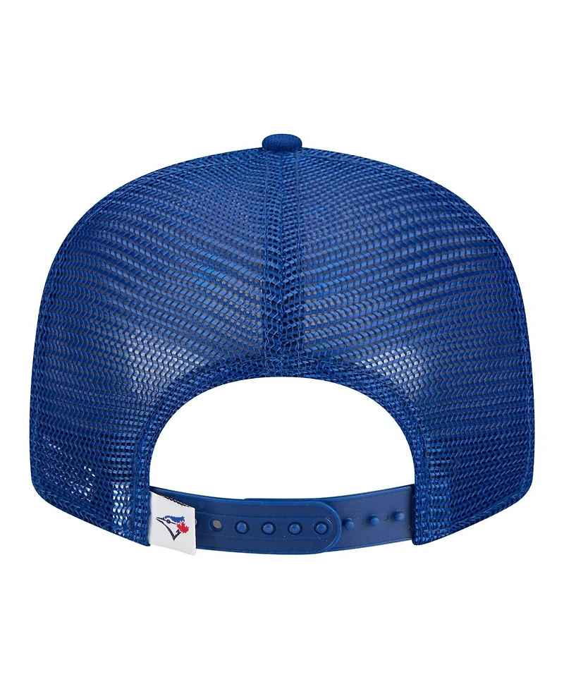 New Era Big Boys and Girls Royal Toronto Blue Jays 9FIFTY Trucker Snapback Hat