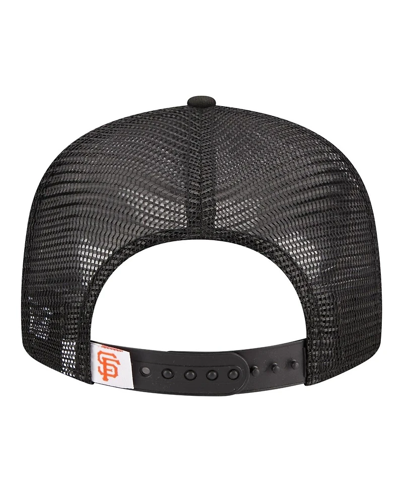 New Era Big Boys and Girls Black San Francisco Giants 9FIFTY Trucker Snapback Hat
