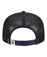 New Era Big Boys and Girls Navy Detroit Tigers 9FIFTY Trucker Snapback Hat