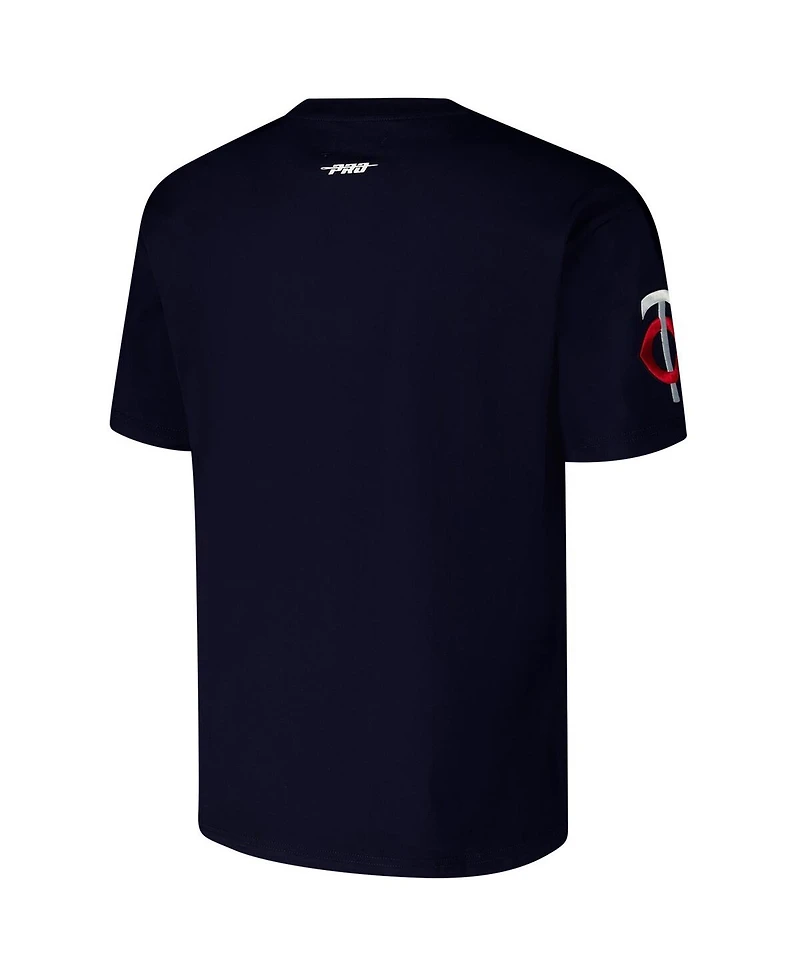 Pro Standard Men's Navy Minnesota Twins Turn It Up Dropped Shoulder T-Shirt