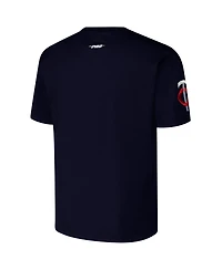 Pro Standard Men's Navy Minnesota Twins Turn It Up Dropped Shoulder T-Shirt