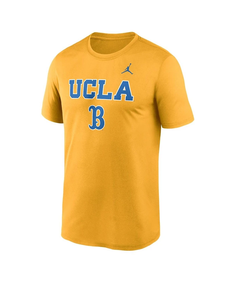 Jordan Men's Gold Ucla Bruins Lockup Legend Performance T-Shirt