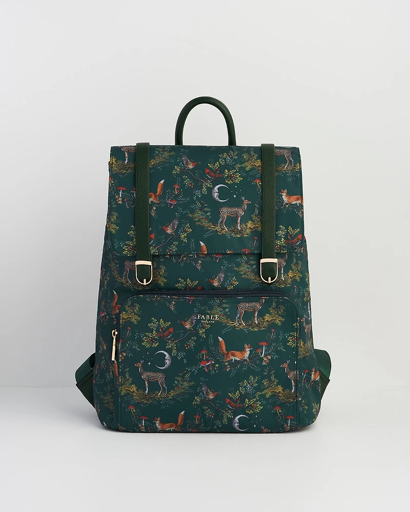 Fable England Into the Woods Buckle Medium Backpack