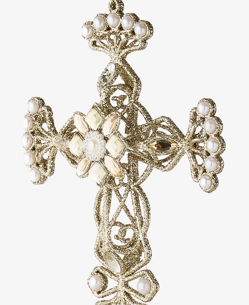 Holiday Lane Blessed Cross Ornament, Macy's Exclusive