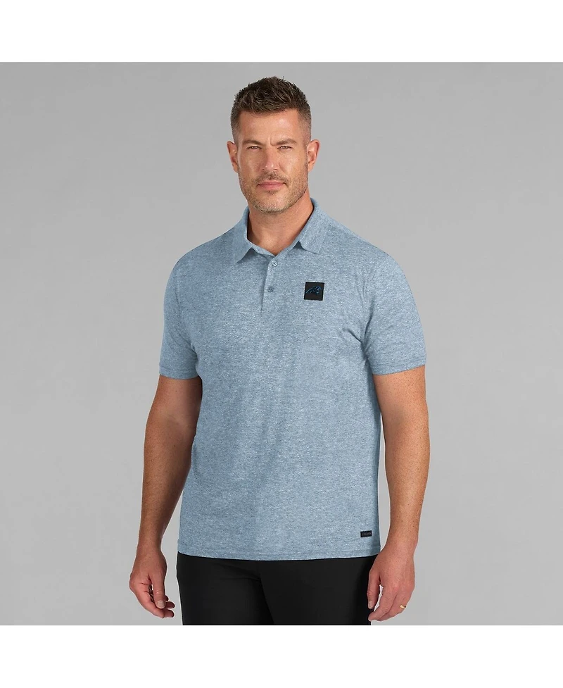 J. Palmer Men's Blue Carolina Panthers Four Down Polo Shirt