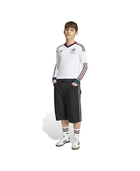 Adidas Big Boys and Girls White Mexico National Team 2026 Away Replica Long Sleeve Jersey