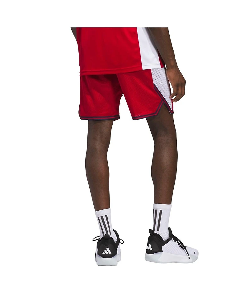 Adidas Men's Red St. John's Storm Replica Swingman Shorts