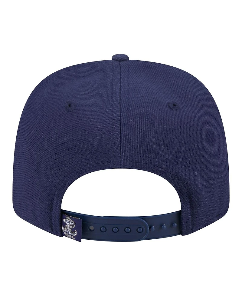 New Era Men's Navy Midshipmen 9SEVENTY Stretch-Snap Adjustable Hat