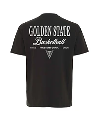 Sportiqe Men's and Women's Anthracite Golden State Valkyries Athletic Club Collection Duke Relaxed Fit Premium T-Shirt