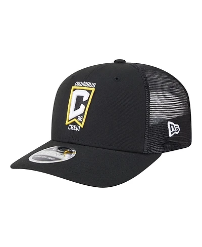 New Era Men's Black Columbus Crew Jersey Hook 9SEVENTY Adjustable Hat