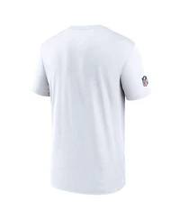 Nike Men's White Miami Dolphins Sideline Legend Small Logo Dri-fit T-Shirt