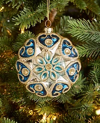 Holiday Lane Celestial Gems Disk Ornament, Macy's Exclusive