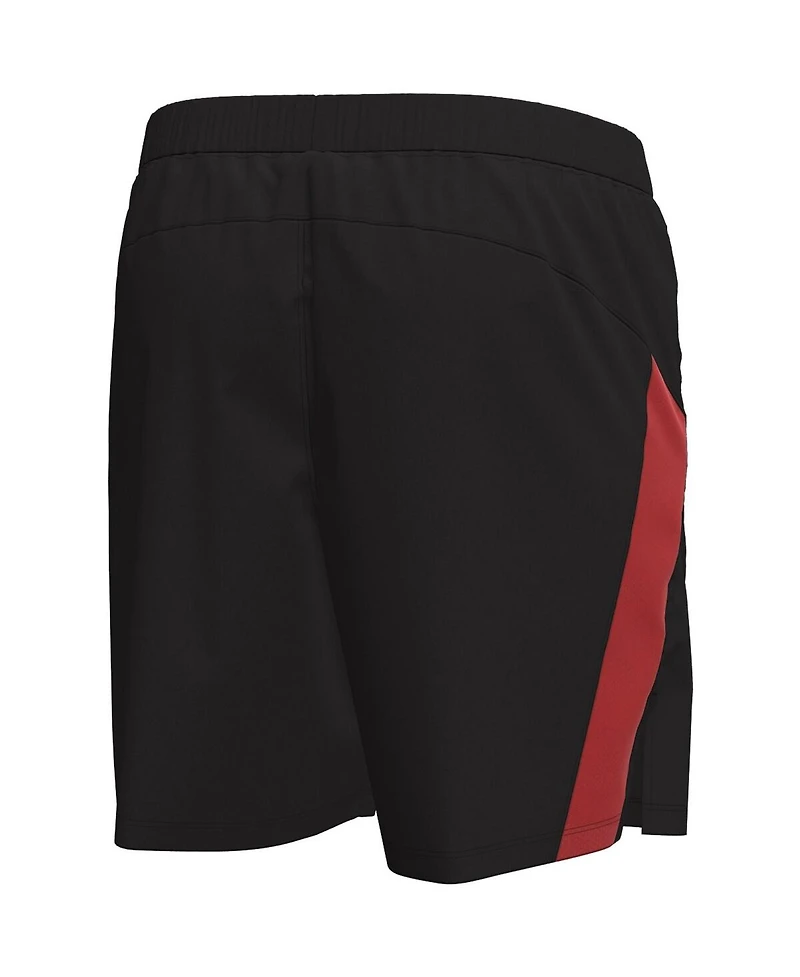 Under Armour Men's Black Wisconsin Badgers Woven Shorts