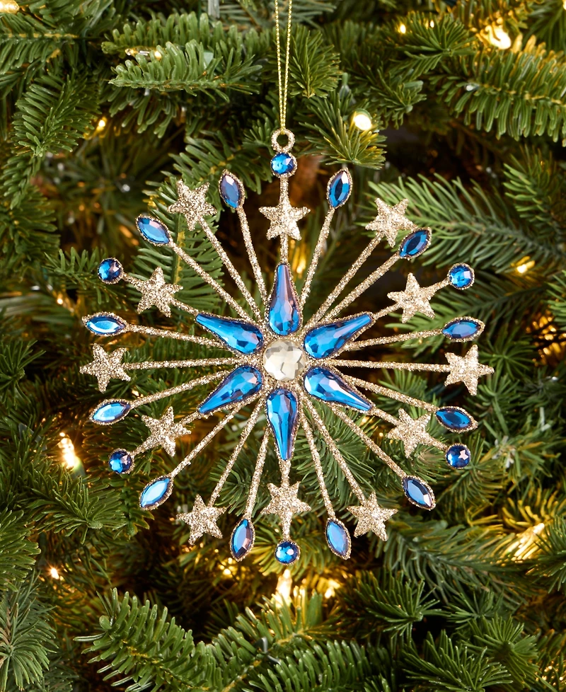 Holiday Lane Celestial Gems Snowflake Ornament, Macy's Exclusive