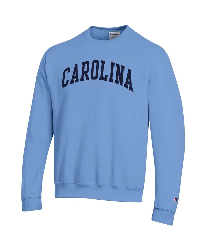 Champion Men's Carolina Blue North Tar Heels Basic Arch Fleece Pullover Sweatshirt